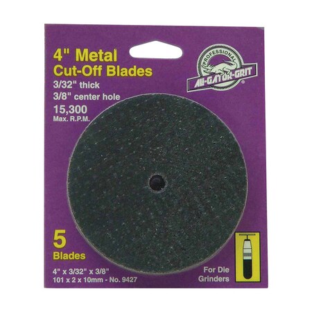 Gator Metal Cut Whl 4X3/32X3/8 9427